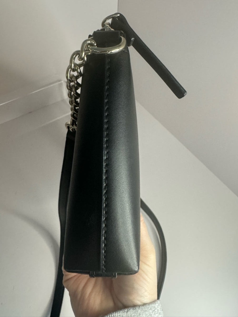 💖 #273 Kate Spade Sawyer Street Declan Black Smooth Leather Crossbody Bag - Picture 6 of 14